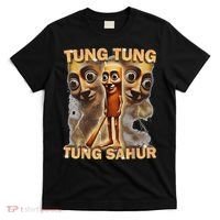 Tung Tung Tung Sahur Is Calling Funny Italian Brainrot T-Shirt thumb 0