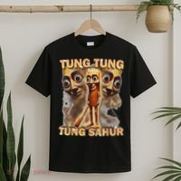 Tung Tung Tung Sahur Is Calling Funny Italian Brainrot T-Shirt thumb 2