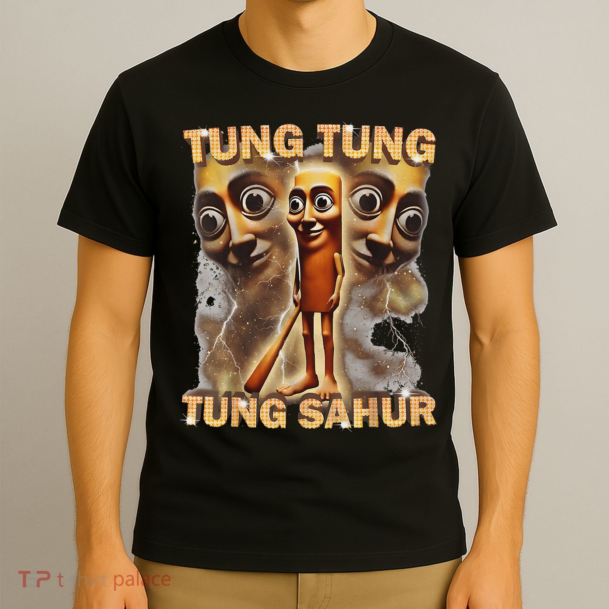 Tung Tung Tung Sahur Is Calling Funny Italian Brainrot T-Shirt