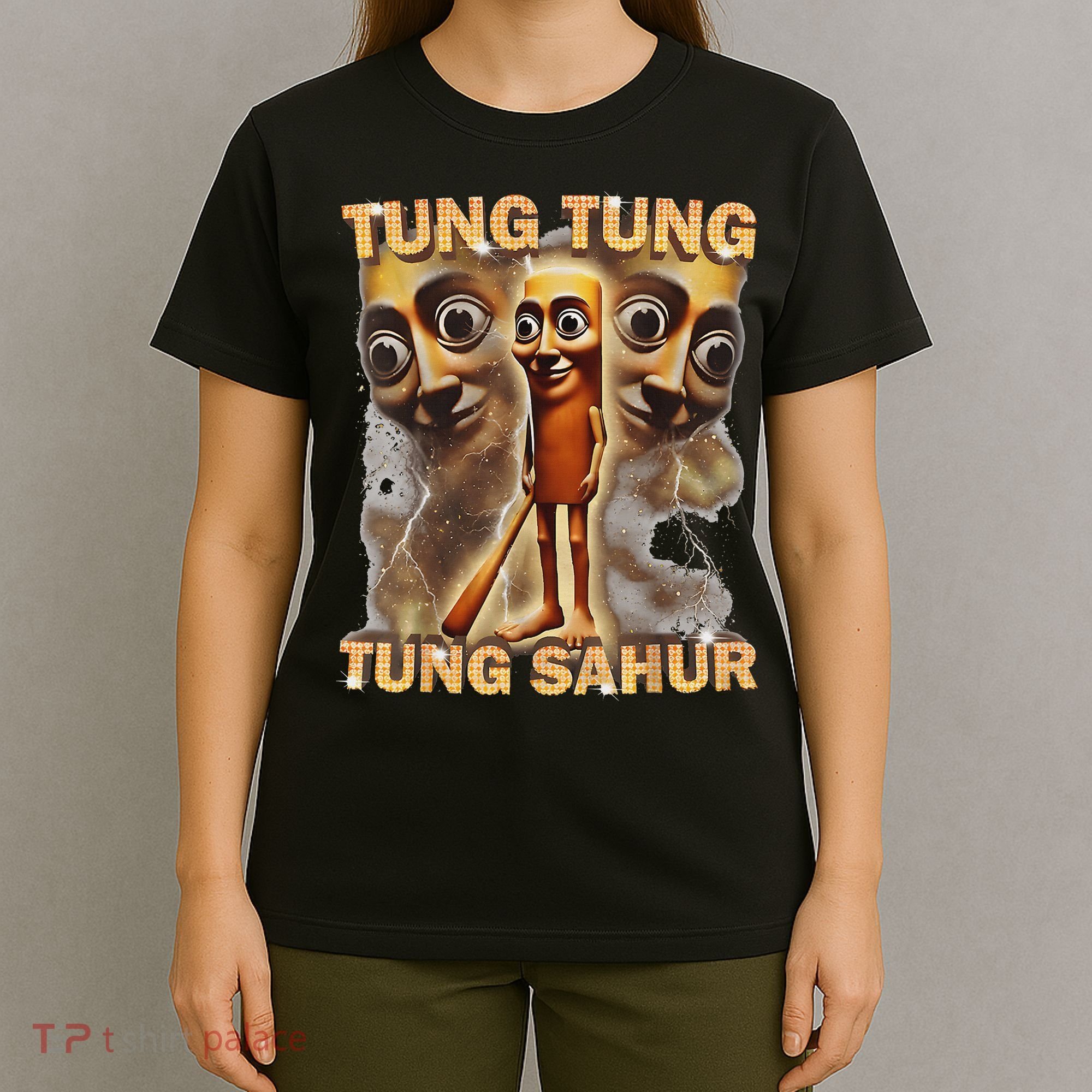 Tung Tung Tung Sahur Is Calling Funny Italian Brainrot T-Shirt