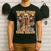 Tung Tung Tung Sahur Is Calling Funny Italian Brainrot T-Shirt thumb 6