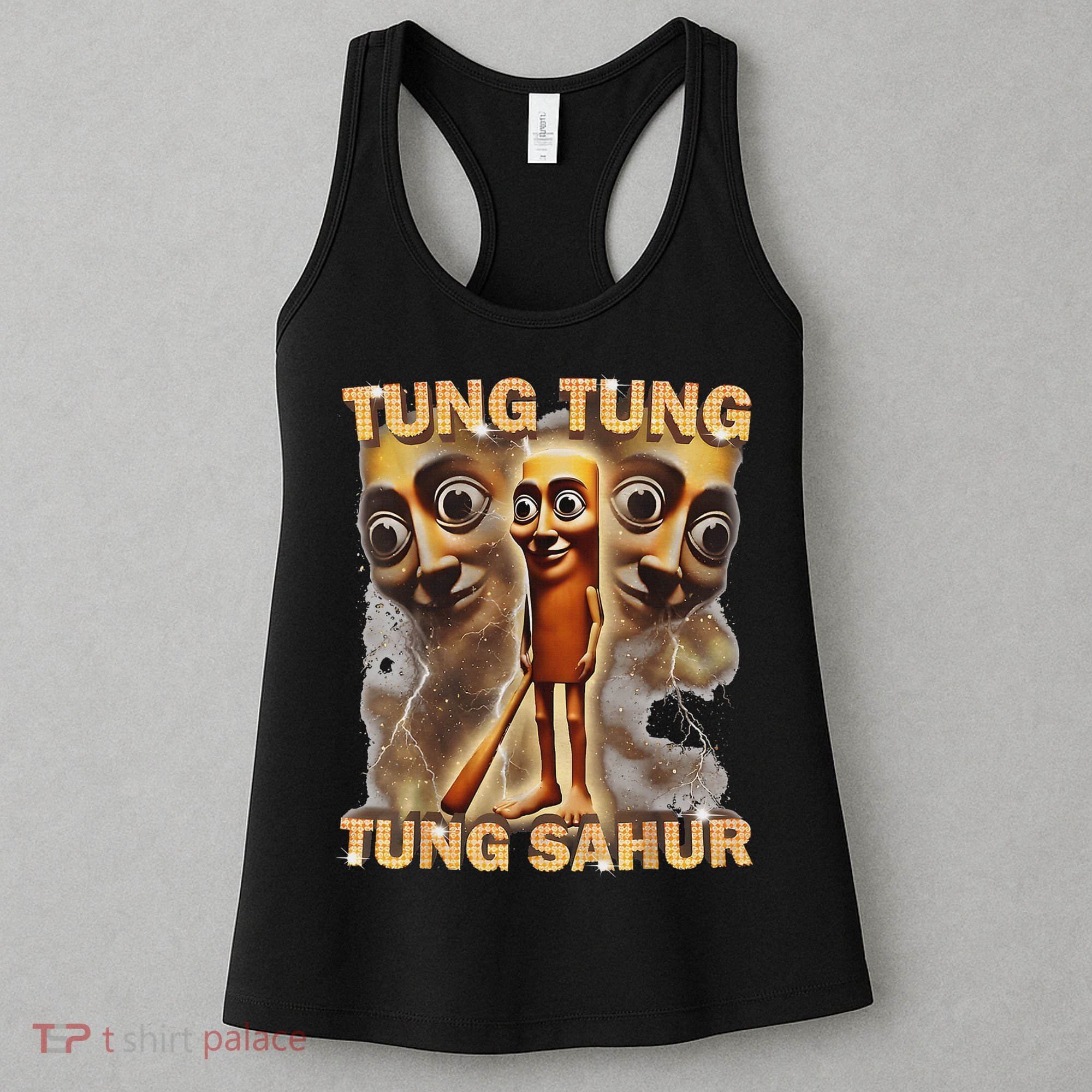 Tung Tung Tung Sahur Is Calling Funny Italian Brainrot Women's Tank Top