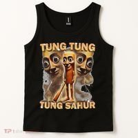 Tung Tung Tung Sahur Is Calling Funny Italian Brainrot Tank Top thumb 2
