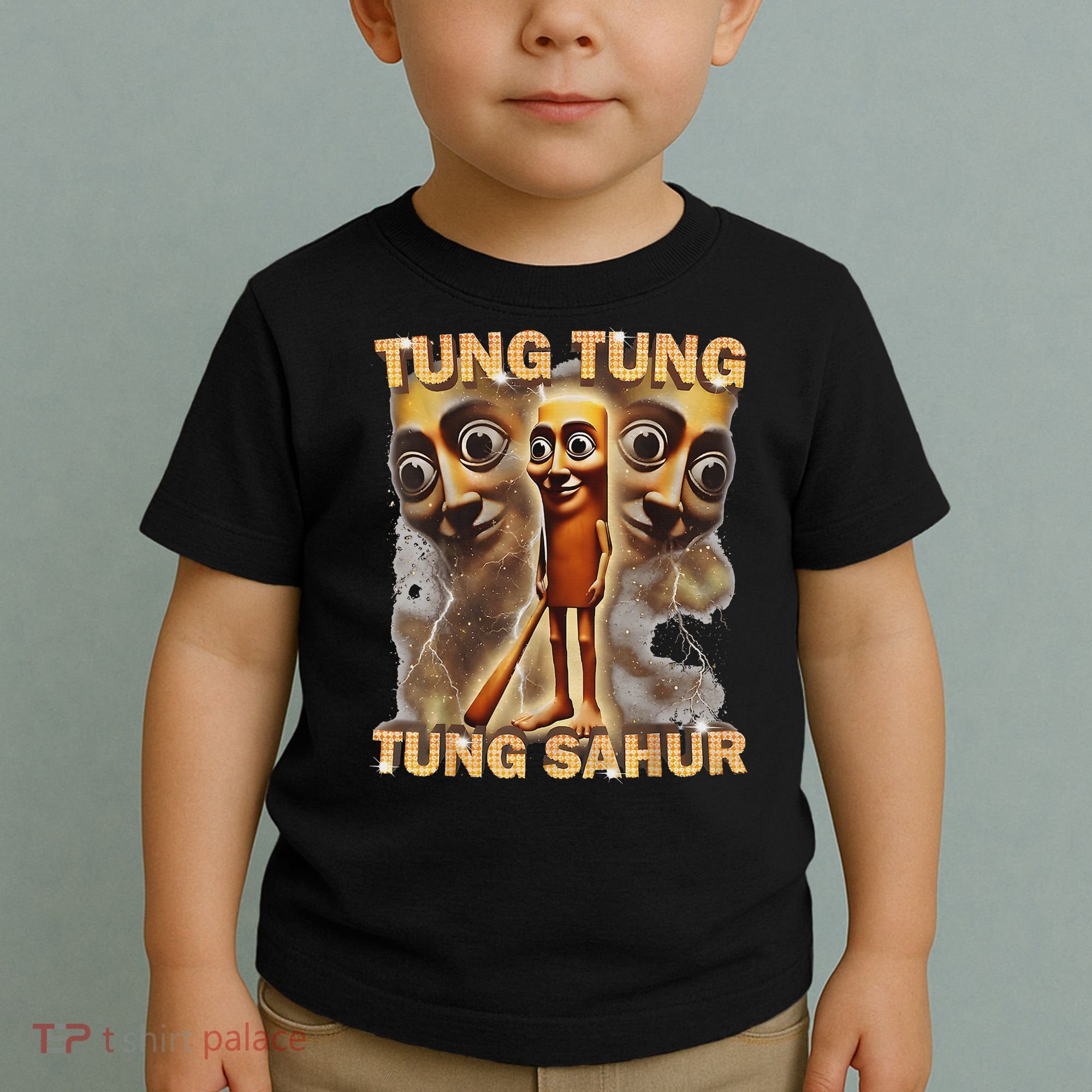 Tung Tung Tung Sahur Is Calling Funny Italian Brainrot Toddler T-Shirt