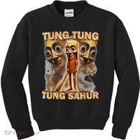 Tung Tung Tung Sahur Is Calling Funny Italian Brainrot Kids Sweatshirt thumb 0