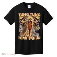 Tung Tung Tung Sahur Is Calling Funny Italian Brainrot Kids T-Shirt thumb 0