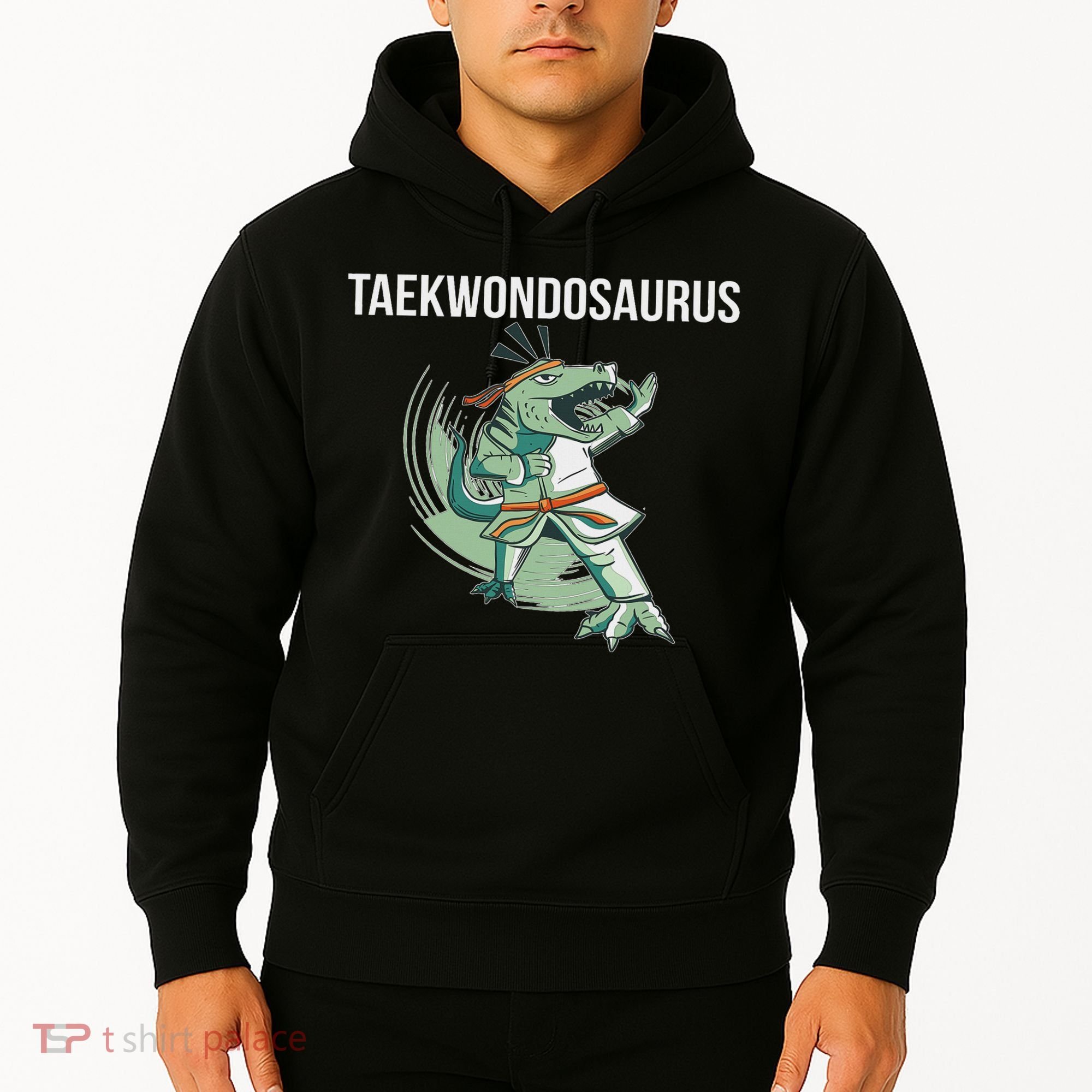 Taekwondo Taekwondosaurus Tae Kwon Do Dinosaur Dino Hoodie