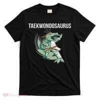 Taekwondo Taekwondosaurus Tae Kwon Do Dinosaur Dino T-Shirt thumb 0