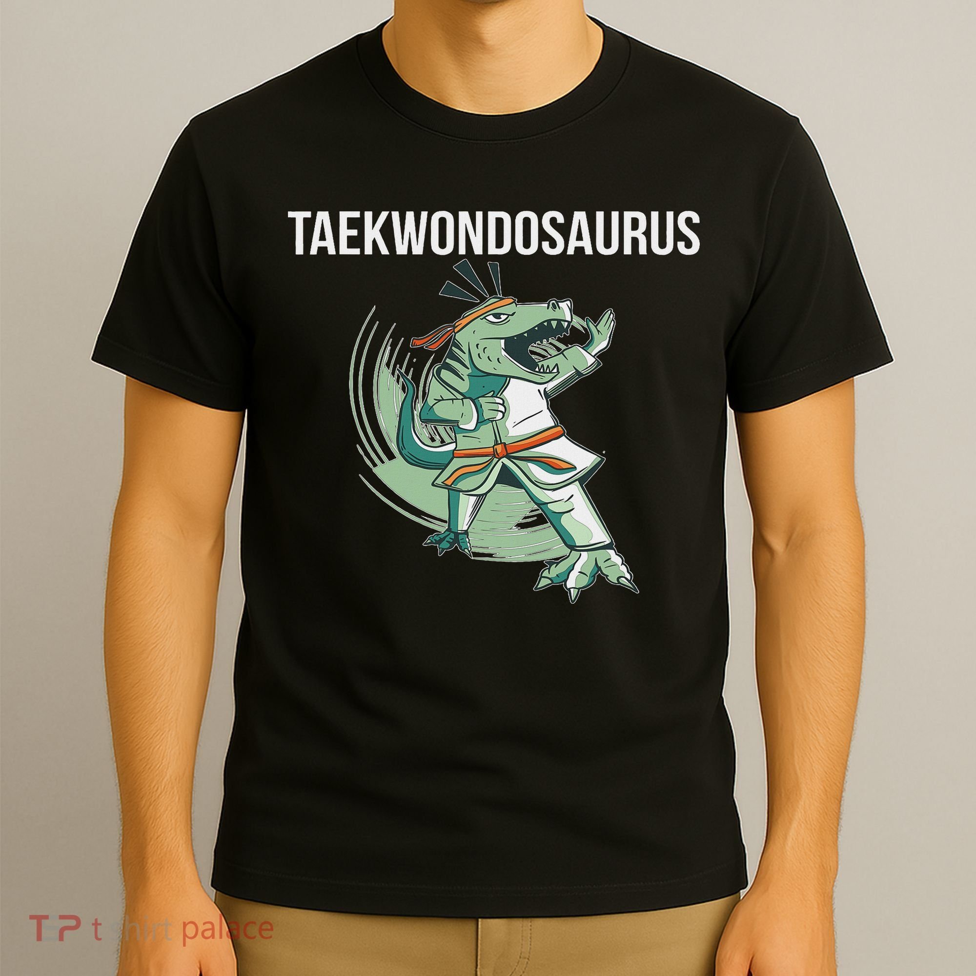 Taekwondo Taekwondosaurus Tae Kwon Do Dinosaur Dino T-Shirt