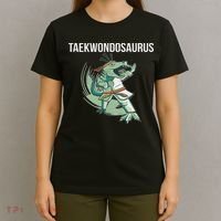 Taekwondo Taekwondosaurus Tae Kwon Do Dinosaur Dino T-Shirt thumb 4