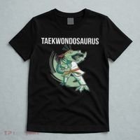 Taekwondo Taekwondosaurus Tae Kwon Do Dinosaur Dino T-Shirt thumb 5