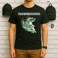 Taekwondo Taekwondosaurus Tae Kwon Do Dinosaur Dino T-Shirt thumb 6