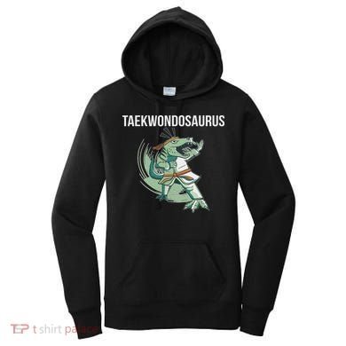 Taekwondo Taekwondosaurus Tae Kwon Do Dinosaur Dino Women's Hoodie