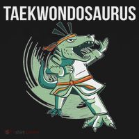 Taekwondo Taekwondosaurus Tae Kwon Do Dinosaur Dino Women's Hoodie thumb 2