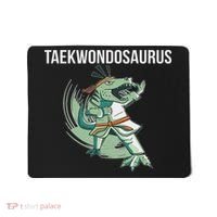 Taekwondo Taekwondosaurus Tae Kwon Do Dinosaur Dino Mousepad thumb 0