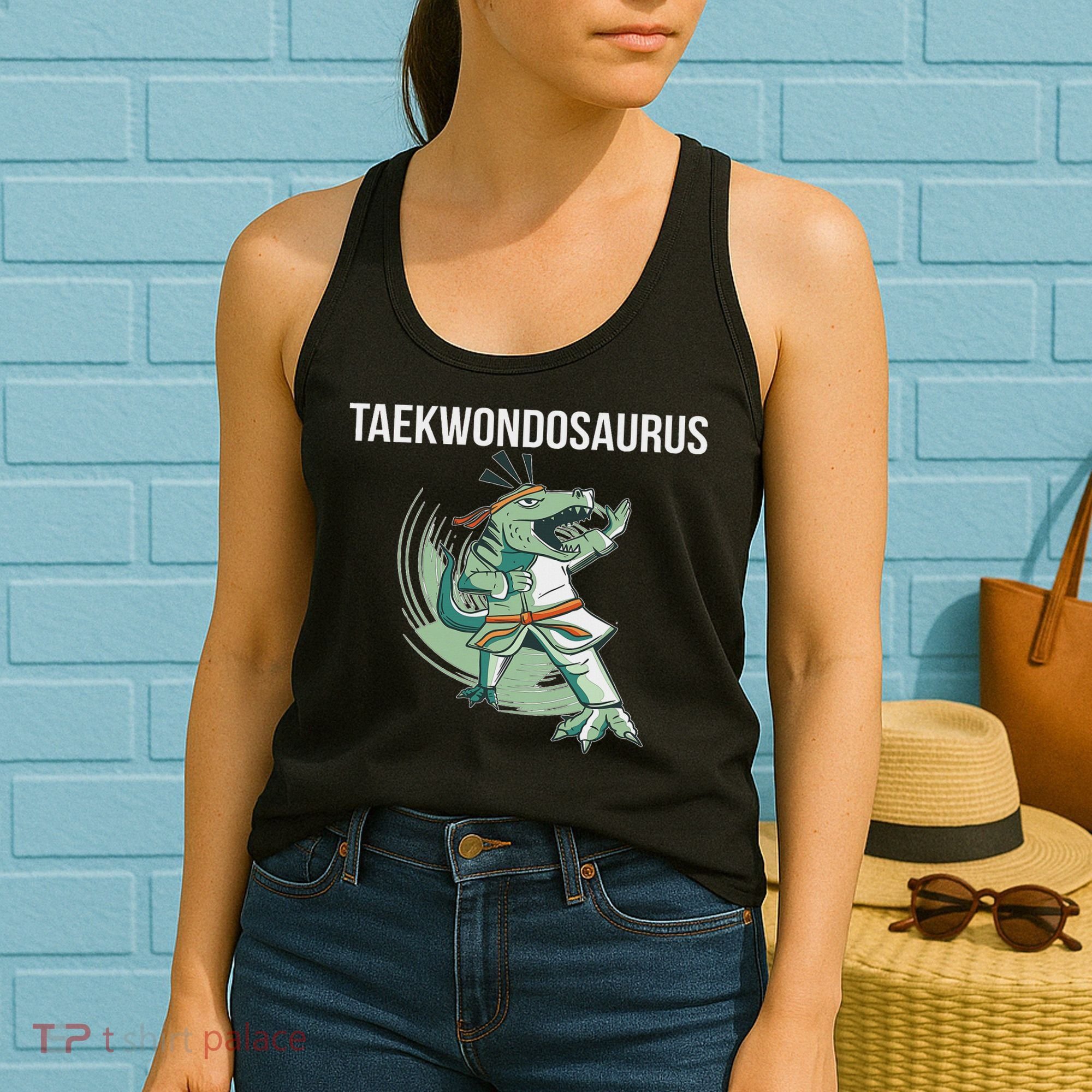 Taekwondo Taekwondosaurus Tae Kwon Do Dinosaur Dino Women's Tank Top