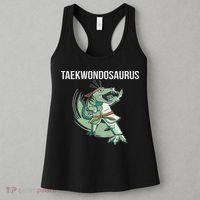 Taekwondo Taekwondosaurus Tae Kwon Do Dinosaur Dino Women's Tank Top thumb 3