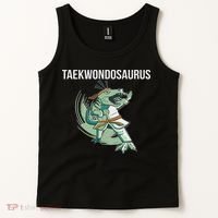 Taekwondo Taekwondosaurus Tae Kwon Do Dinosaur Dino Tank Top thumb 2