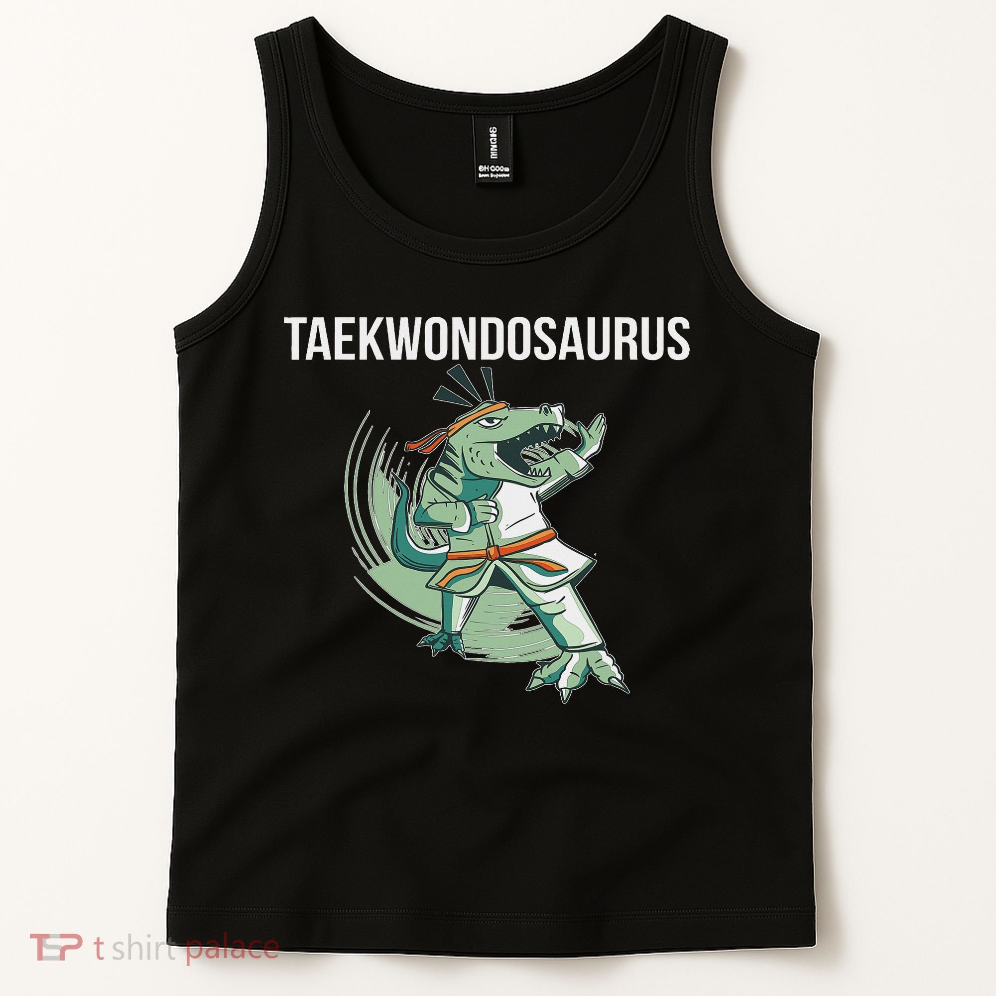 Taekwondo Taekwondosaurus Tae Kwon Do Dinosaur Dino Tank Top