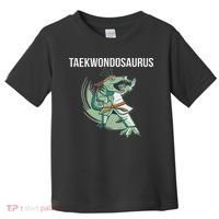 Taekwondo Taekwondosaurus Tae Kwon Do Dinosaur Dino Toddler T-Shirt thumb 0