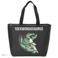 Taekwondo Taekwondosaurus Tae Kwon Do Dinosaur Dino Tote Bag thumb 0