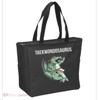 Taekwondo Taekwondosaurus Tae Kwon Do Dinosaur Dino Tote Bag thumb 2