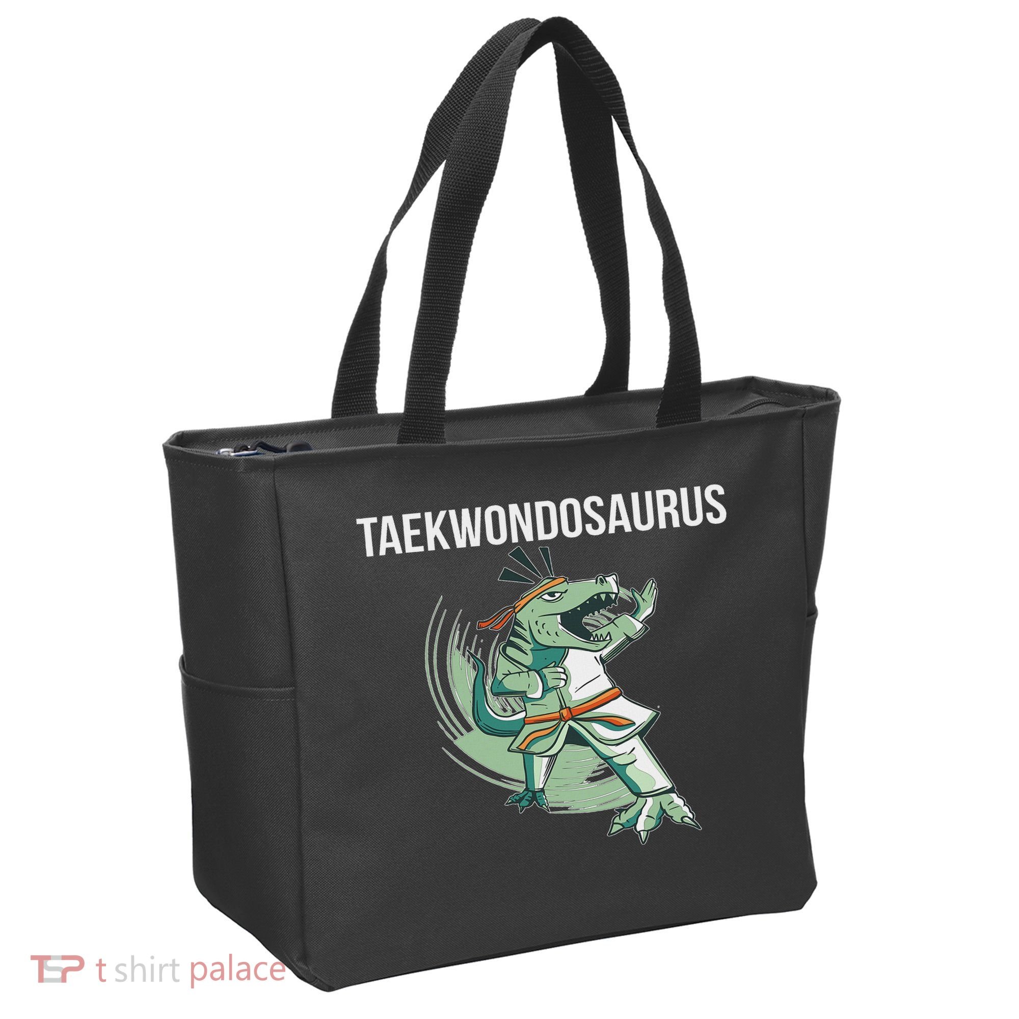 Taekwondo Taekwondosaurus Tae Kwon Do Dinosaur Dino Tote Bag