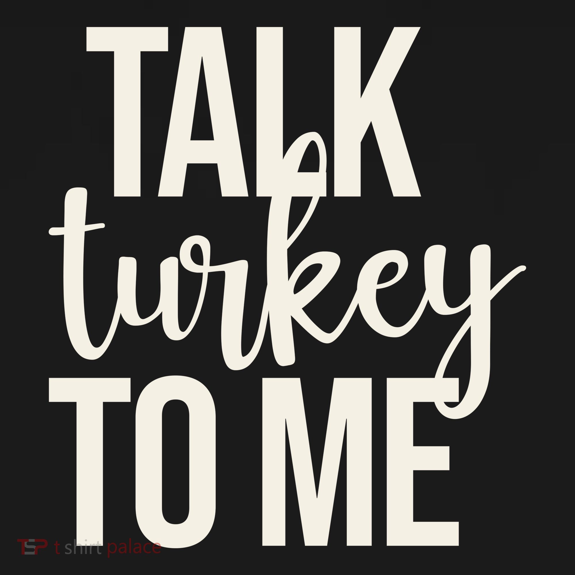 Talk Turkey To Me Funny Thanksgiving Holiday Women's Tank Top