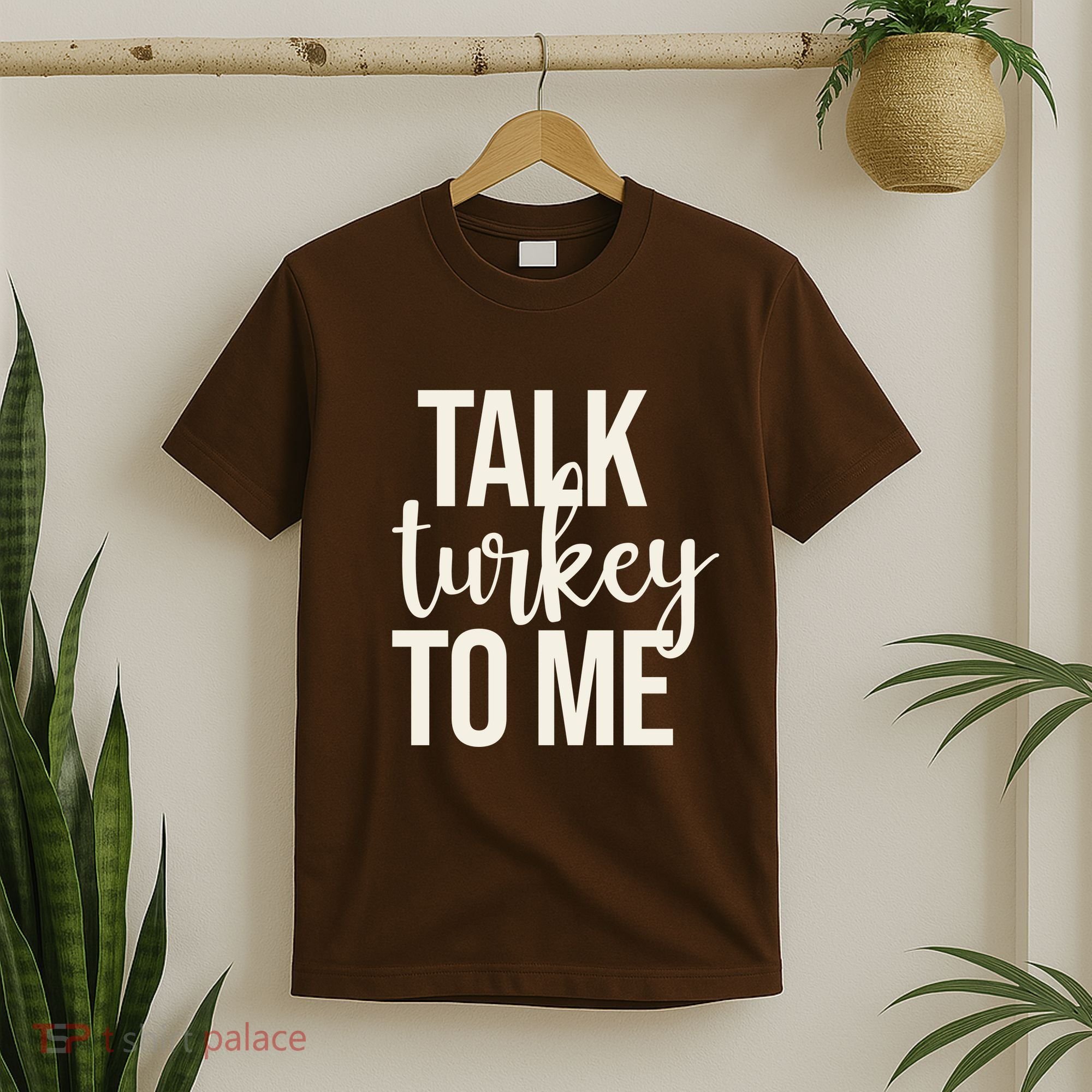 Talk Turkey To Me Funny Thanksgiving Holiday T-Shirt