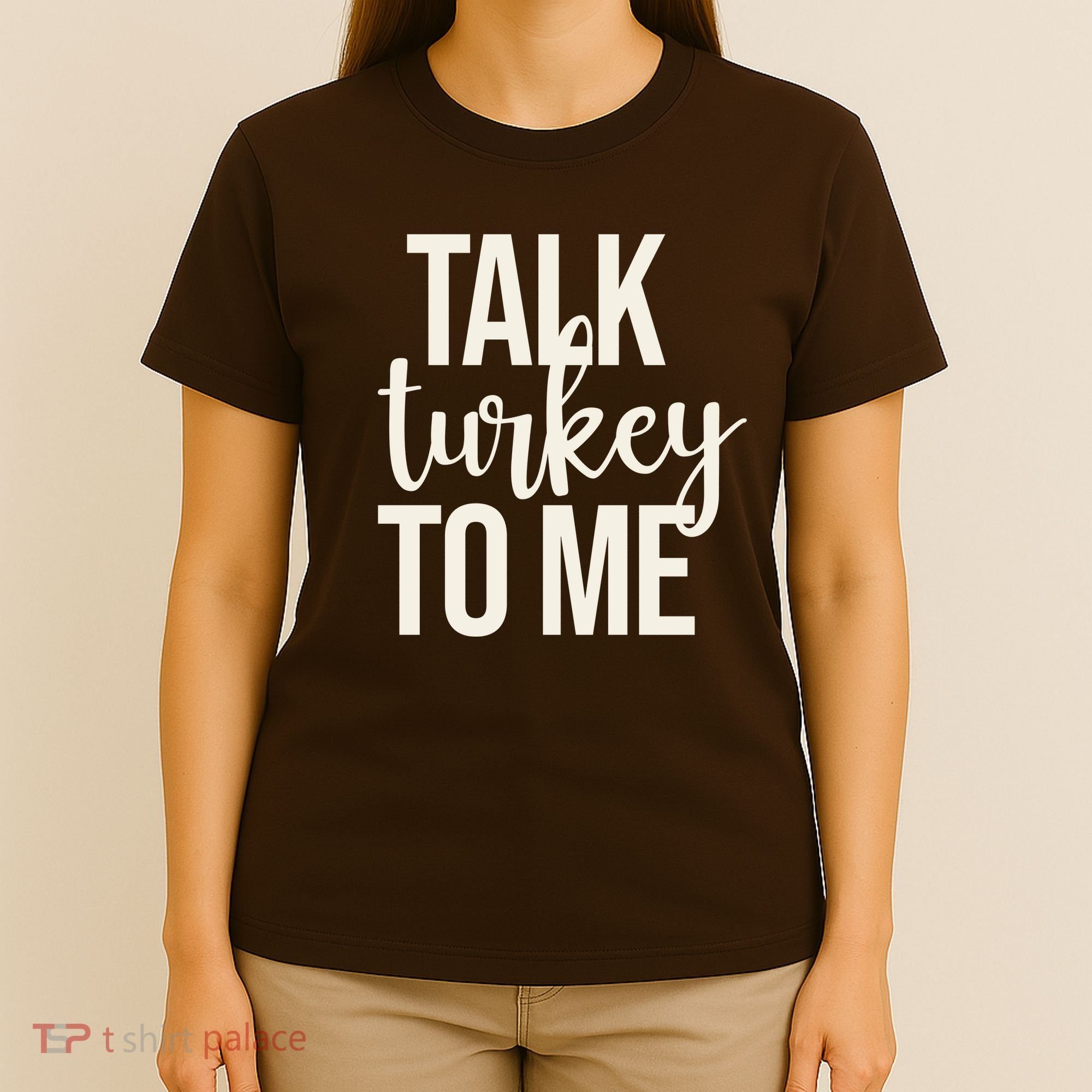 Talk Turkey To Me Funny Thanksgiving Holiday T-Shirt