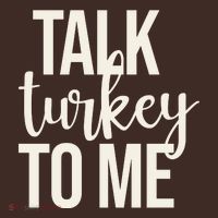 Talk Turkey To Me Funny Thanksgiving Holiday Mousepad thumb 1