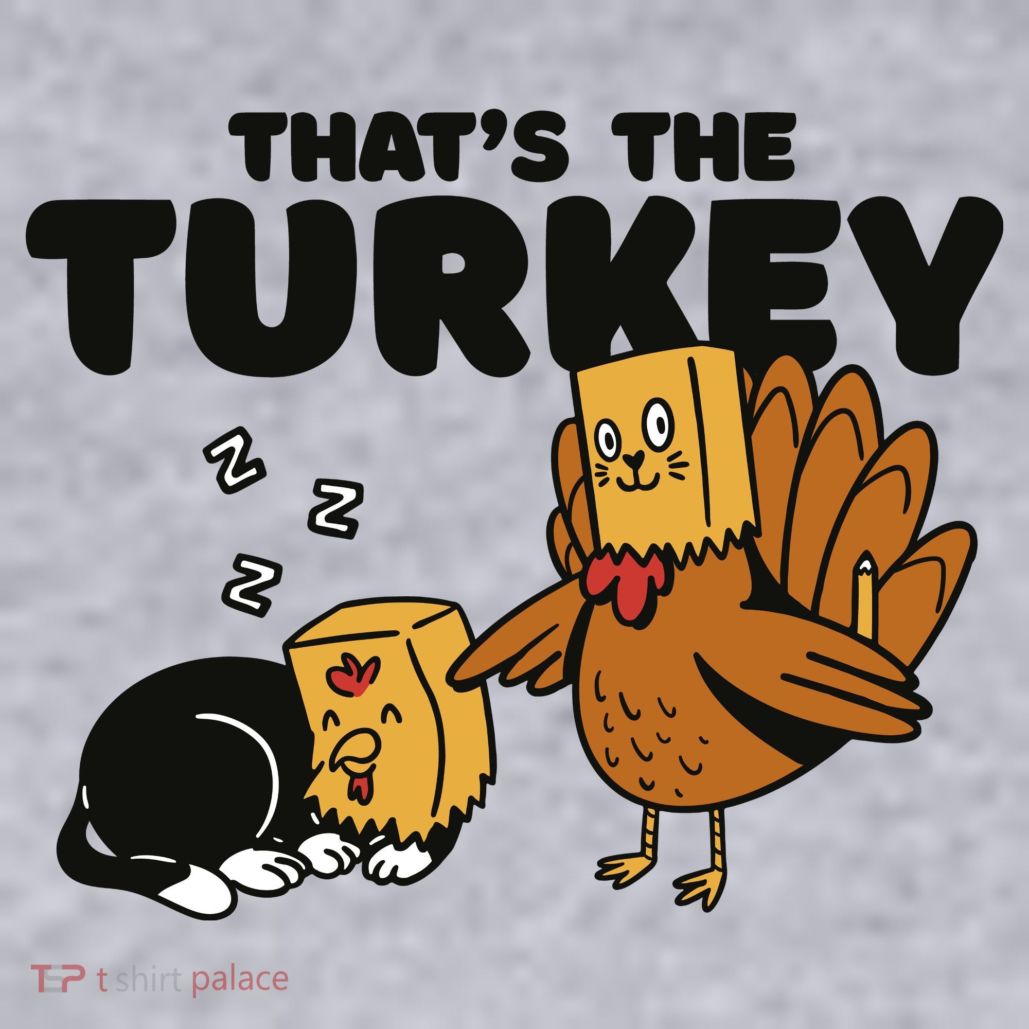 That's The Turkey Funny Thanksgiving Cat Women's Sweatshirt