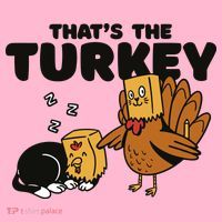That's The Turkey Funny Thanksgiving Cat Coaster thumb 2