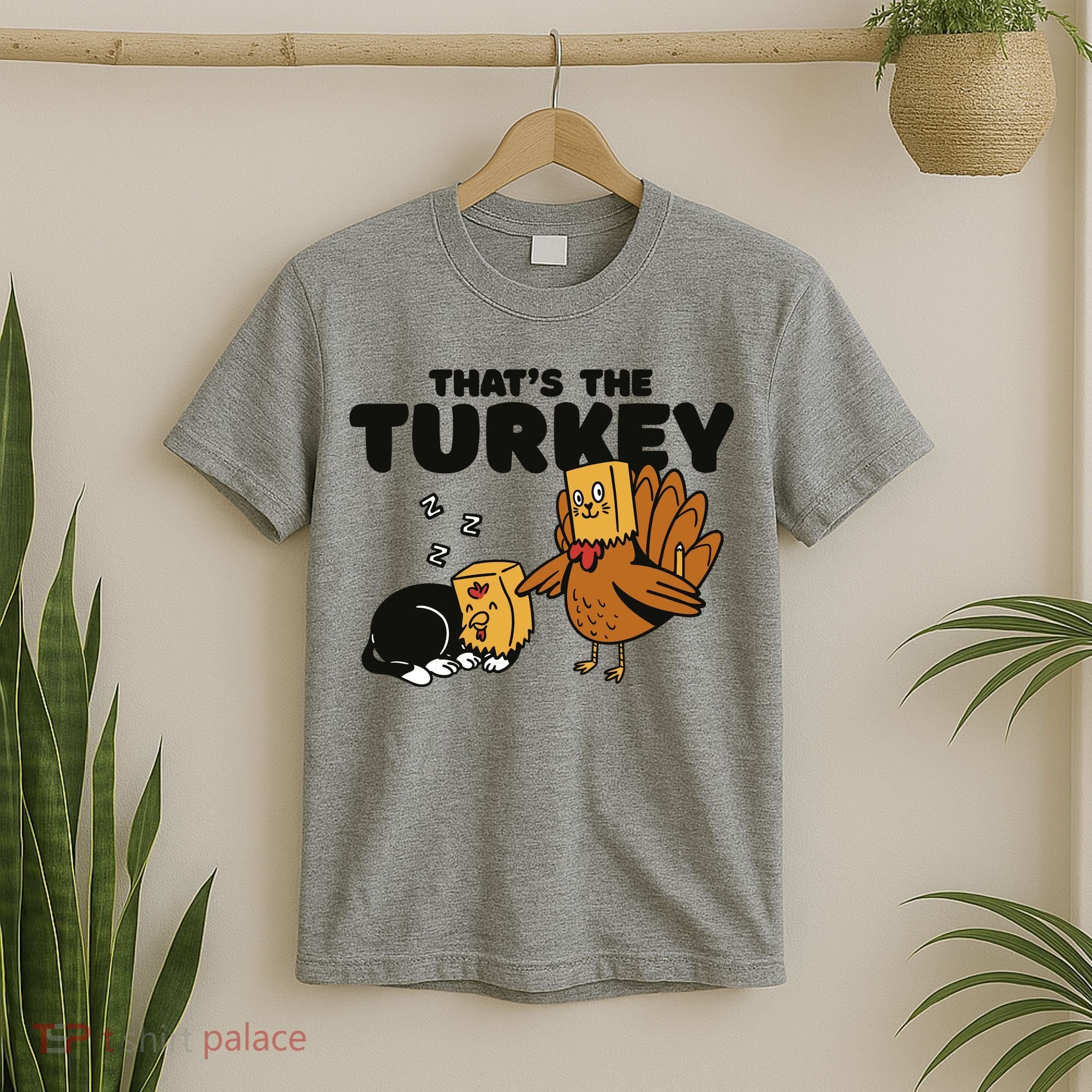 That's The Turkey Funny Thanksgiving Cat T-Shirt