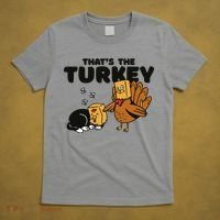 That's The Turkey Funny Thanksgiving Cat T-Shirt thumb 5