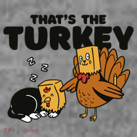 That's The Turkey Funny Thanksgiving Cat Women's Hoodie thumb 2