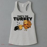 That's The Turkey Funny Thanksgiving Cat Women's Tank Top thumb 3