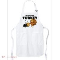 That's The Turkey Funny Thanksgiving Cat Apron thumb 0