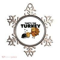 That's The Turkey Funny Thanksgiving Cat Ornament thumb 0