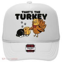 That's The Turkey Funny Thanksgiving Cat Hat thumb 0