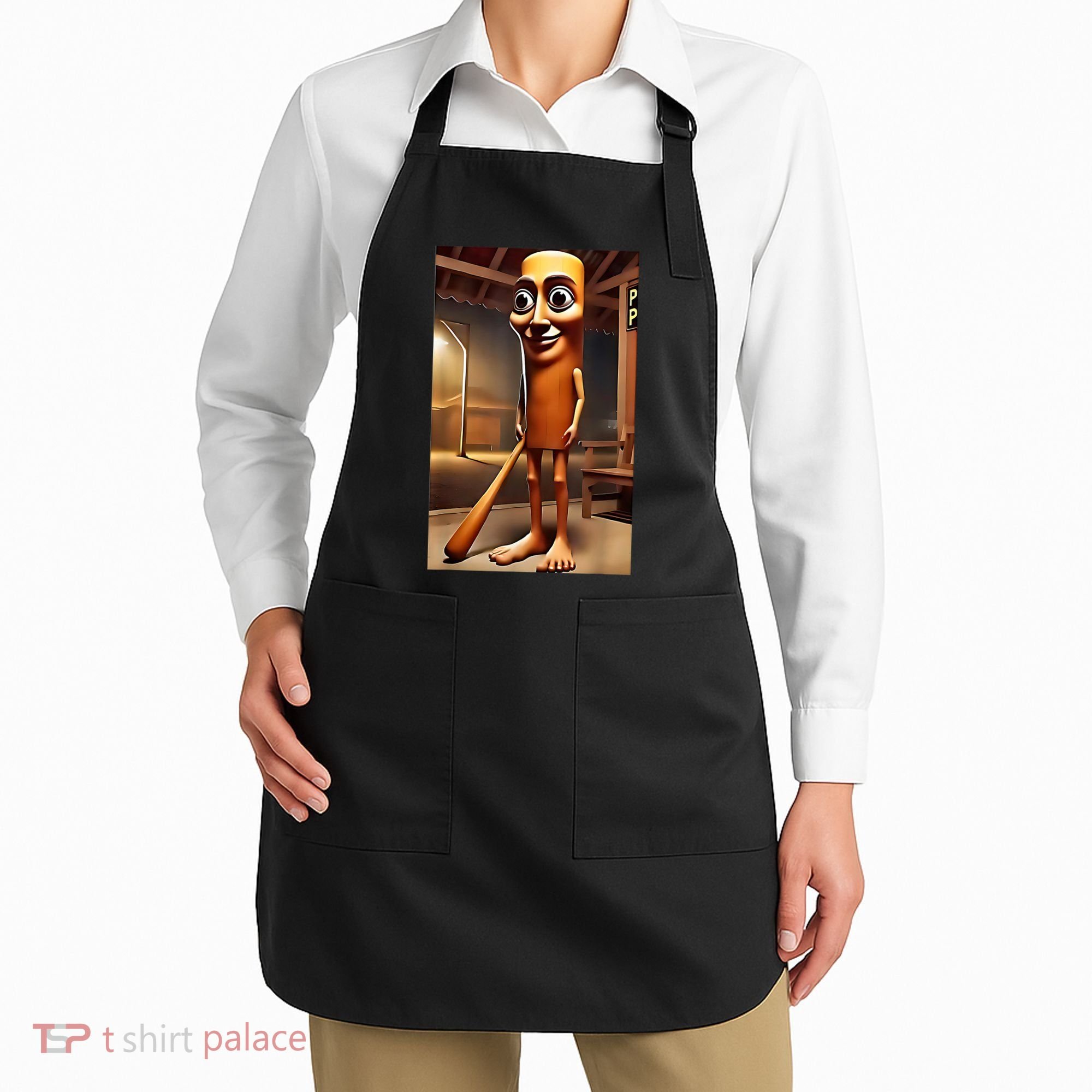 Tung Tung Tung Sahur - Italian Brainrot Meme  Apron