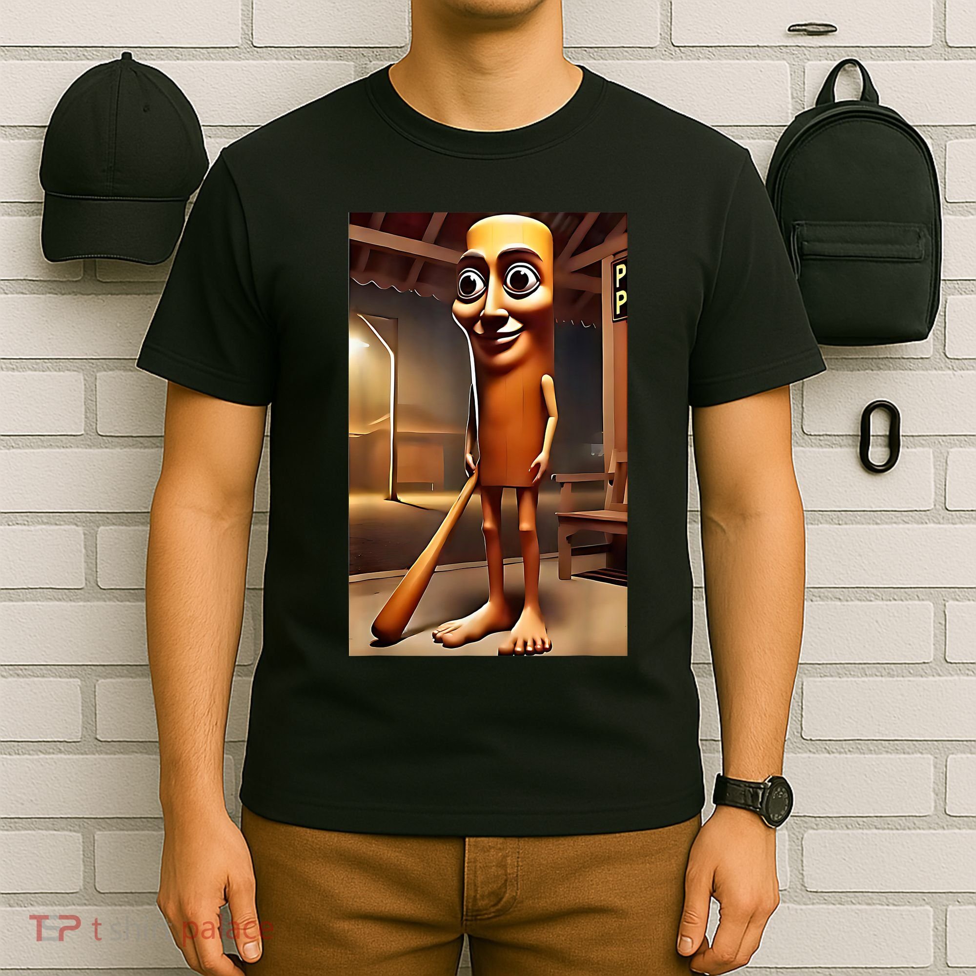 Tung Tung Tung Sahur - Italian Brainrot Meme  T-Shirt