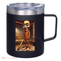 Tung Tung Tung Sahur - Italian Brainrot Meme  12oz Stainless Steel Coffee Mug thumb 0