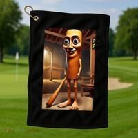 Tung Tung Tung Sahur - Italian Brainrot Meme  Golf Towel thumb 1