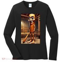 Tung Tung Tung Sahur - Italian Brainrot Meme  Women's Long Sleeve Shirt thumb 0