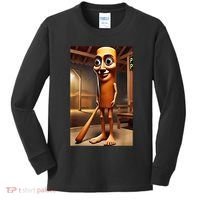 Tung Tung Tung Sahur - Italian Brainrot Meme  Kids Long Sleeve Shirt thumb 0