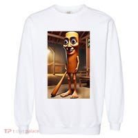 Tung Tung Tung Sahur - Italian Brainrot Meme  Garment-Dyed Sweatshirt thumb 0