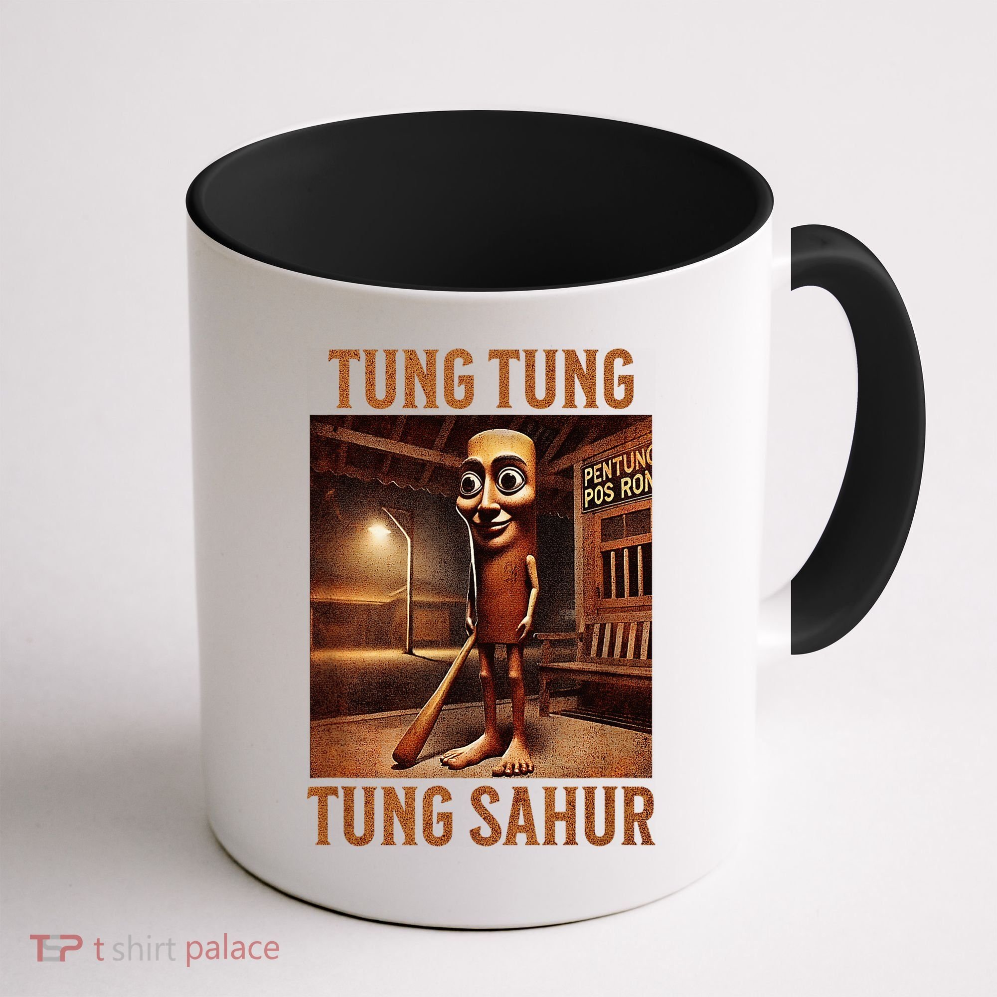 Tung Tung Tung Sahur Italian Brainrot Meme Coffee Mug