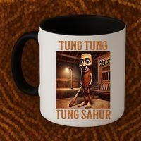 Tung Tung Tung Sahur Italian Brainrot Meme Coffee Mug thumb 2
