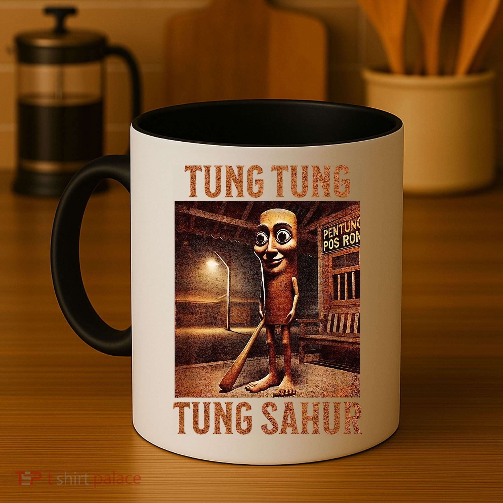 Tung Tung Tung Sahur Italian Brainrot Meme Coffee Mug